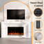 Meuble télé 65,75 "avec foyer et télécommande
