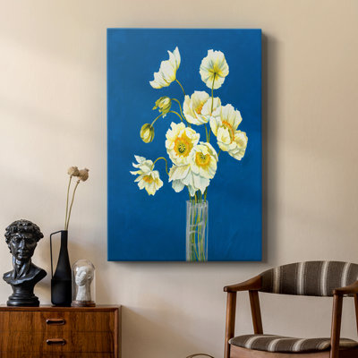Coquelicots glacés - galerie Cavas sur mesure