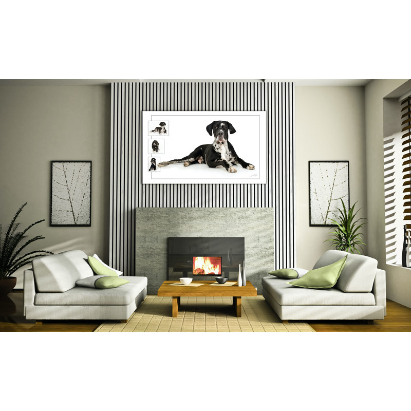 Falkirk Uffcott IV 9,8 po x 106,3 po panneau de faïence en mousse de polystyrène 3D gris (paquet de 3), Gris
