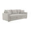 Canapé modulaire Beige Boucle Sleeper avec 2 coussins décoratifs