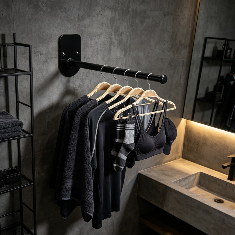 Premium Stainless Steel Wall Mount Hanger Organizer