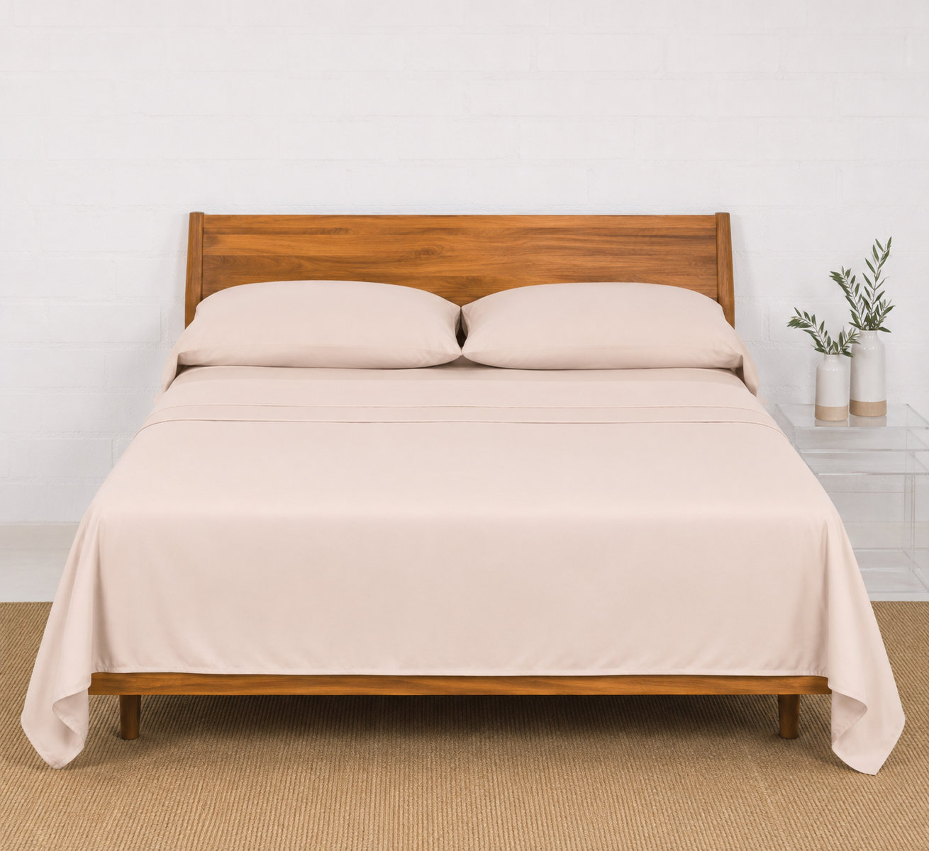Parker Rayon From Bamboo Sheet Set, Queen, Sand