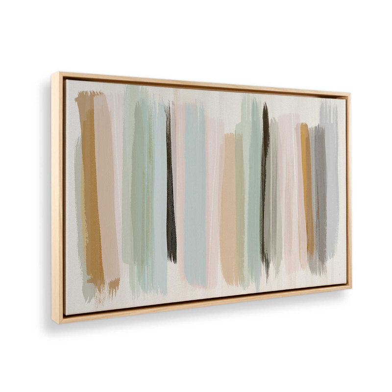 Imprimé panache pastel, Toile encadrée «American Maple Floater», H 24,75 po x l 36,75 po x P 1,75 po
