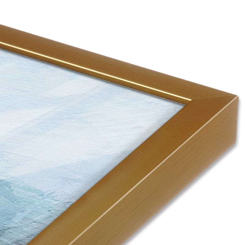 «Where the Water plombs II», reproduction, Or poli, H 17,25 po x l 21,25 po