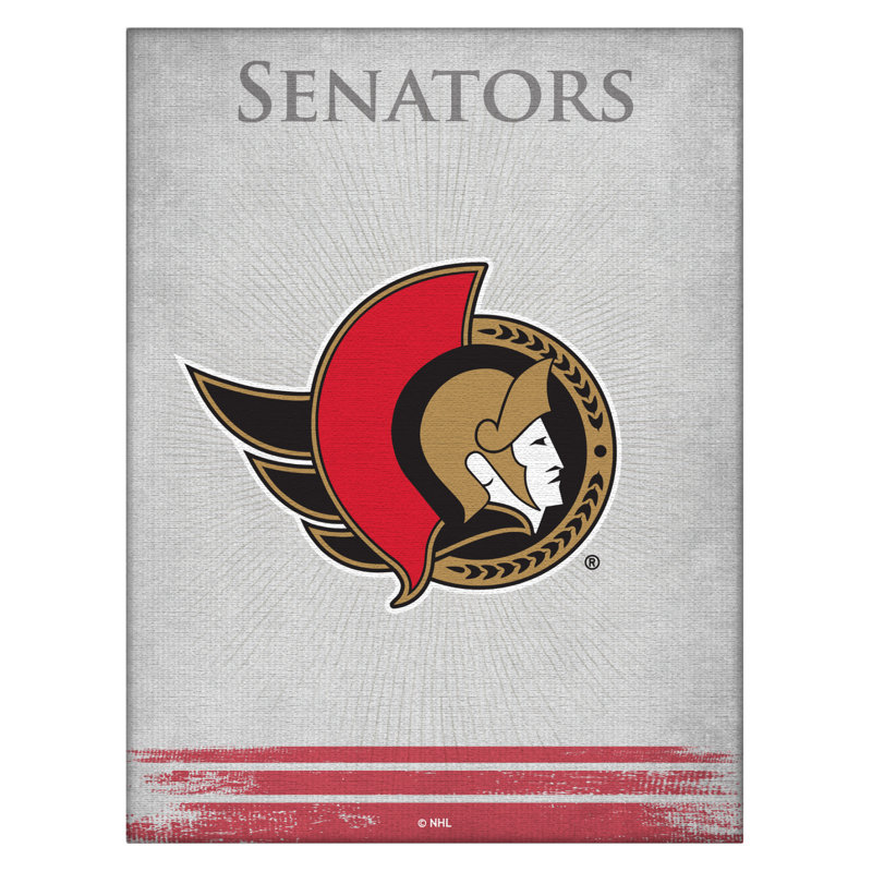 « NHL », impression sur toile, Ottawa Senators, H 24 cm x l 32 cm