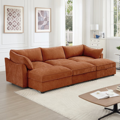 Modular Chenille Sofa - Versatile Design For Luxurious Living Room Experiences