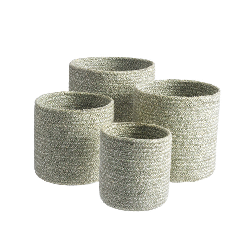 Ensemble de 4 paniers en jute Berkey Cachepot