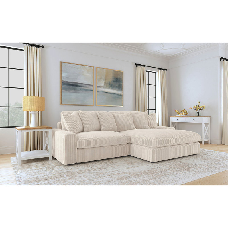Upton Sand Reversible Sectional Sofa