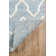Langdon Geometric Handmade Flatweave Wool Blue/Ivory Area Rug