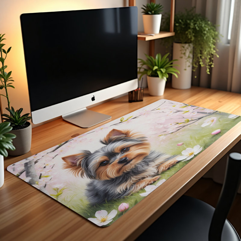 Polyester Desk Pad, 14.4x12.1