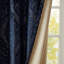 Rideau tricoté en jacquard damassé occultant avec œillets (seulement 1 panneau PC)-1093544103-1102906192