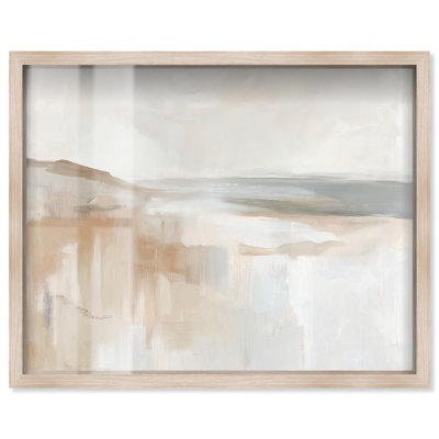 «Winter Beach Shadowbox Print» par Art Remedy