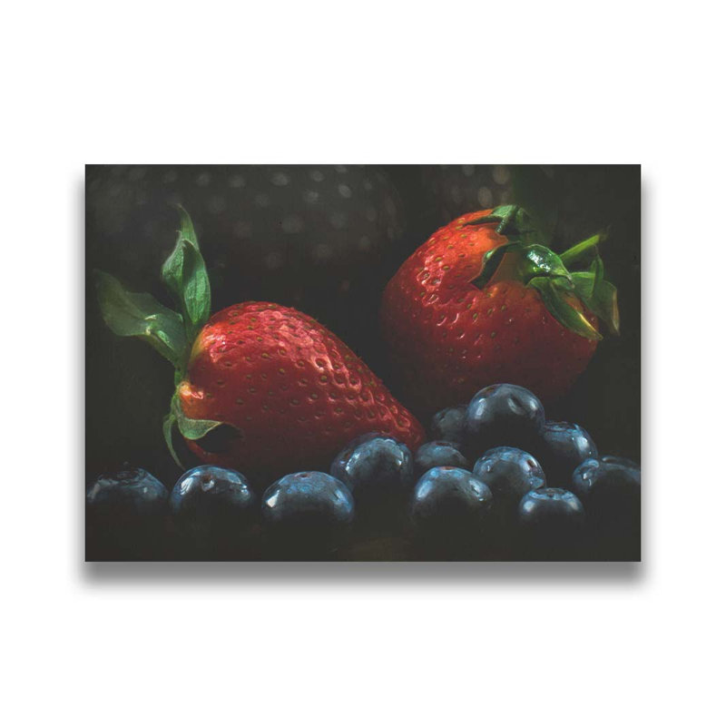 Berry Good par Hal Halli. Toile giclée sur toile tendue avec cadre flottant, taille de l'image, Toile tendue