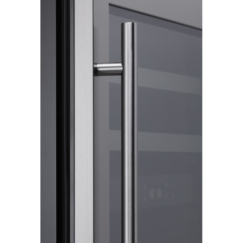 Presrv Contemporary Beverage and Wine Cooler Handle, Silver