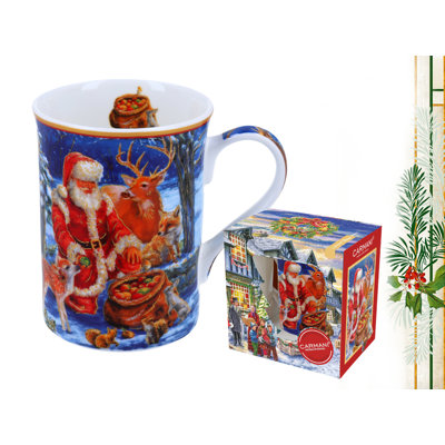Tasse Carmani CR-219-9029 12 oz (350 ml) avec motif de Noël