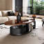 Light luxury oval coffee table living room-105887803