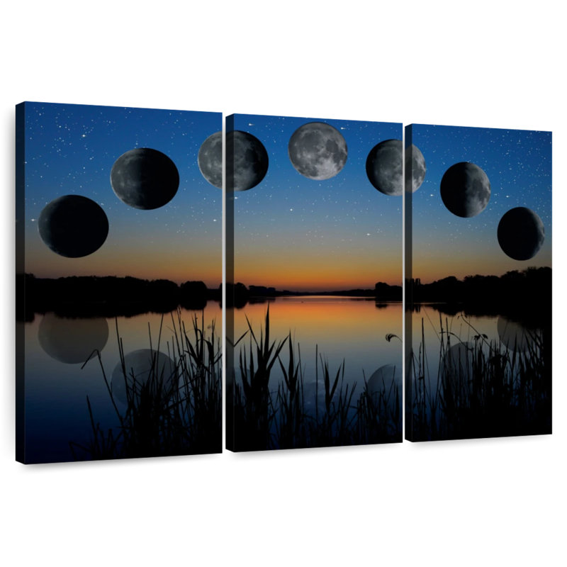 Oberle Lunar Phase Sequence, 42" H x 65" W