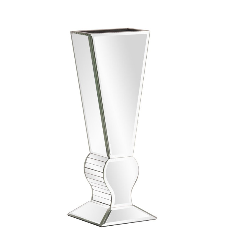Grand vase Art Déco biseauté