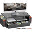 Organisateur de bureau avec support et porte-stylos noir