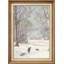 Paysage de traîneau d'hiver, impression sur papier-91356154-91356153