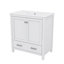 Ensemble de meuble-lavabo encastré 30 po avec 2 portes et 1 tiroir-2104445997-2104446045-2104446037