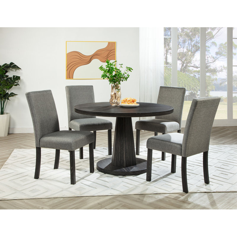 Table Orchid en gris foncé