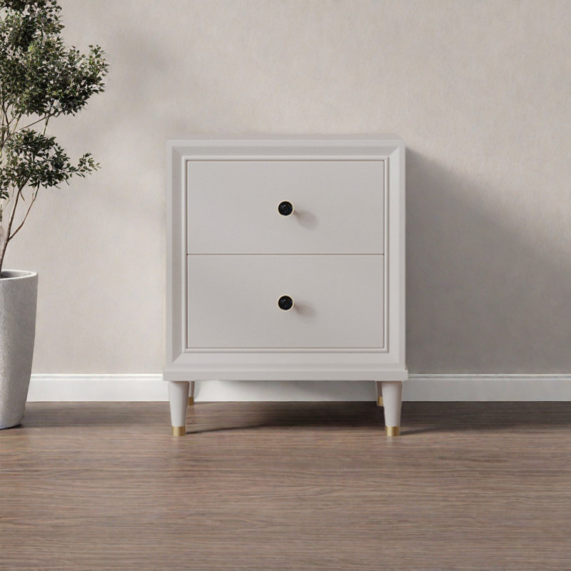 Armoire à tiroirs moderne et minimaliste, Blanc/Noir