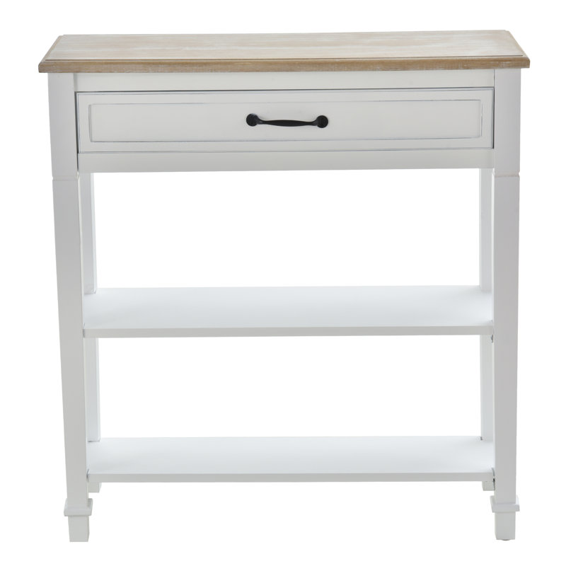 Waldemar 30"Console Table With Drawer Entryway Table Hallway Table Storage Console, White