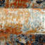 Tapis abstrait rouille / bleu Abstract-91518003