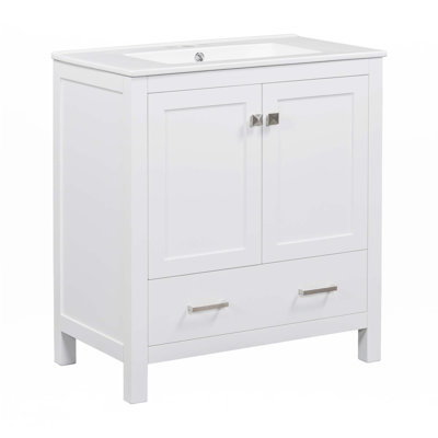 Meuble-lavabo 30 po avec lavabo simple