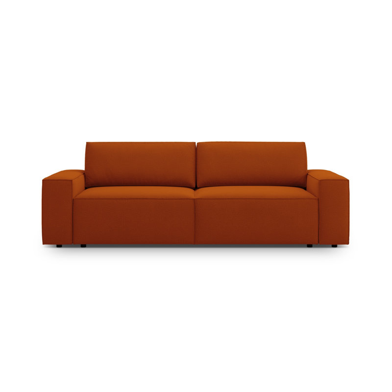Biles 3 Seater Sofa Bed, Terracotta