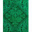 Tapis vert noué à la main de conception unique Chimel
