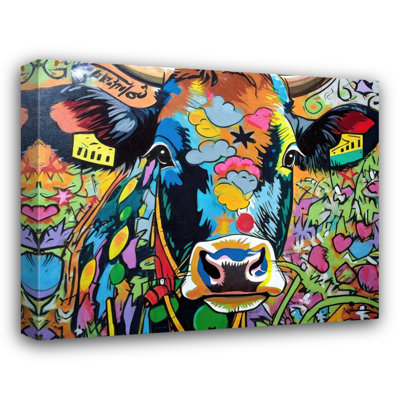 «Cow Graffitianimals» sur toile