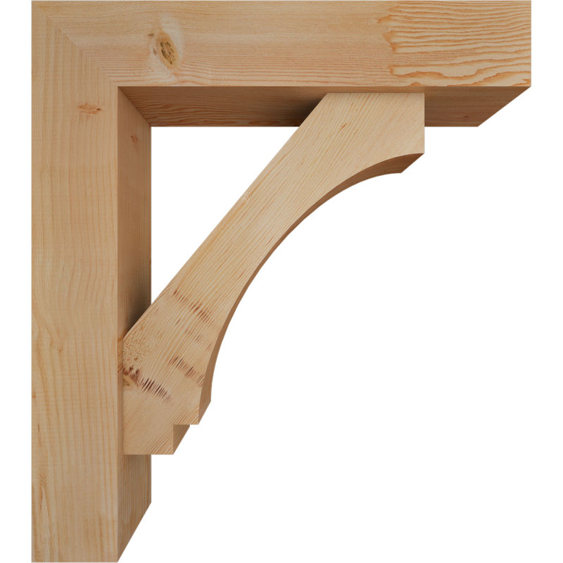 Support de bloc impérial avec entretoise décalée, 36 x 32, Sapin Douglas de l 7 1/2 (lisse)