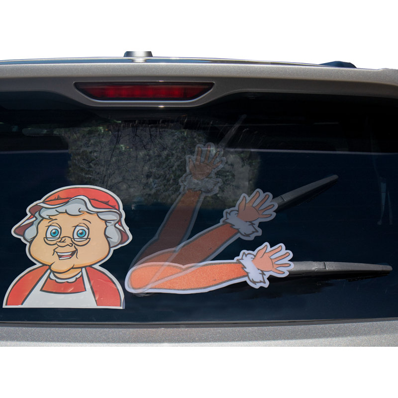 Adhésif décoratif de fenêtre de voiture arrière