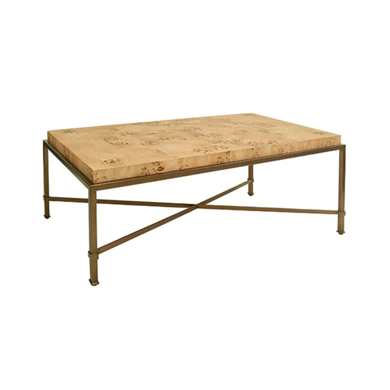 Hardwick Solid Wood Coffee Table, Light Brown