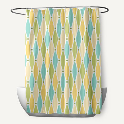 Eastbourne Geometric Shower Curtain