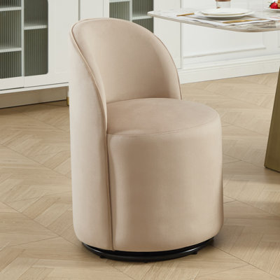 Chaise pivotante rembourrée