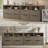  56.5"W Modern Fluted 4-Drawer Dresser With 2 Large Open Storage-308032846