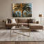 Botanical Date Palm Brown Canvas Wall Art-420285652