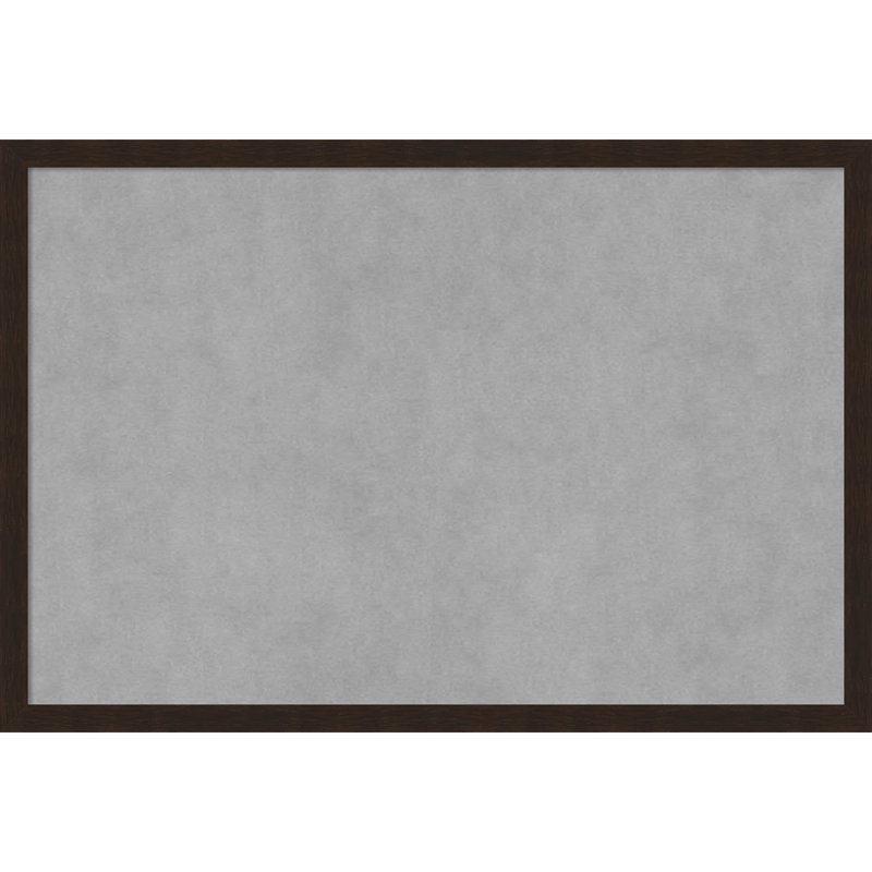 Tableau magnétique à cadre étroit Carlisle Espresso, H 17 po x l 25 po