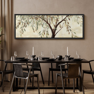 «Tree Green Leaves», impression sur toile encadrée surdimensionnée