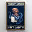 Pieuvre bleue - Your Napkins, My Lady Gallery, toile tendue-1596769796