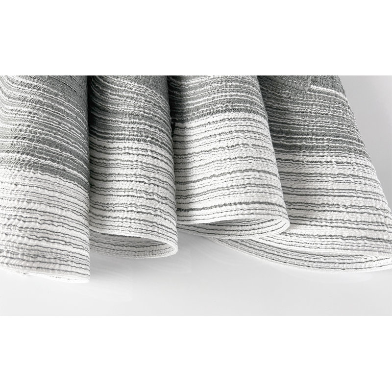 Ensemble de napperons 4 pièces Almut, Gris foncé