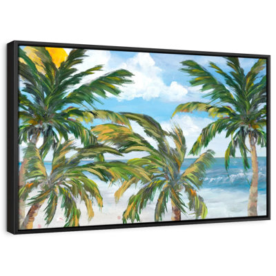 Plage «Tropical Trees Paradise Wall Art»
