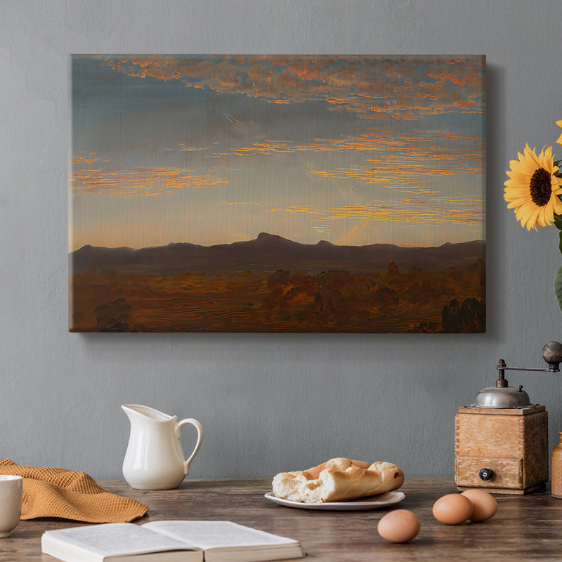 The Afterglow-Thomas Cole-Gallery, toile tendue-c. 1845 - 1846, 8 x 12
