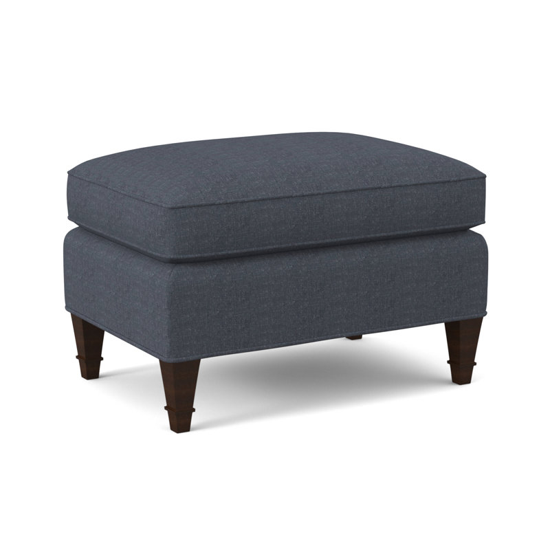 Everton Ottoman, Margaret Lagoon, American Walnut