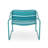 Teal Iron Chair: Enjoy Relaxing Outdoors, 24.67 In. Depth, 27.19 Width, 24.66 Height, 14.13 Lb Patio Relaxation Delight,