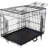 Metal Collapsible Pet Crate with 3 Doors-9924298