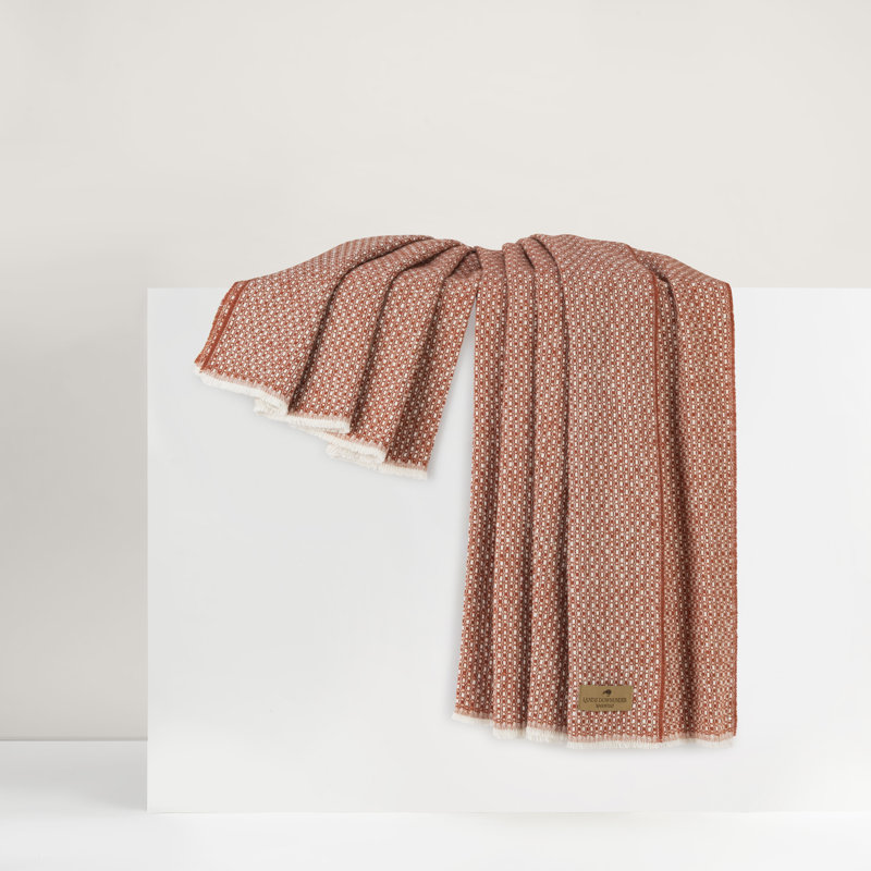 Hudson Valley Throw, Spicy Orange